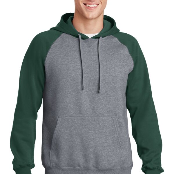 Copy of Raglan Colorblock Pullover Hooded Sweatshirt Thumbnail