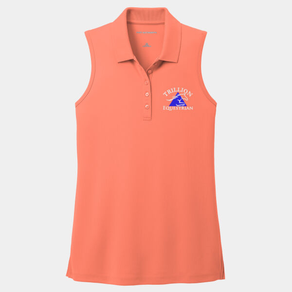 Trillion Ladies Sleeveless Polo 2 Thumbnail
